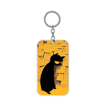 Innocent Cat Keychain