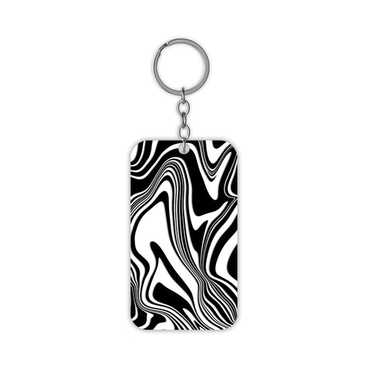 Black Fluid Keychain