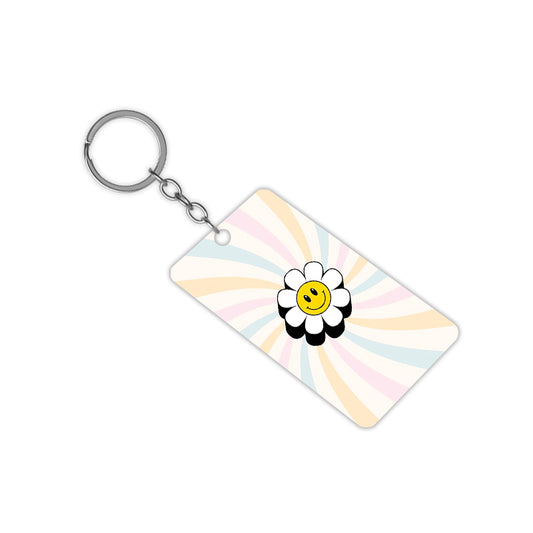Happy Flower Keychain