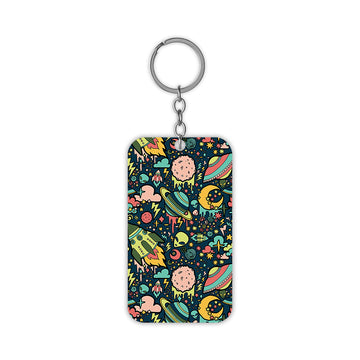 Trippy Land Keychain