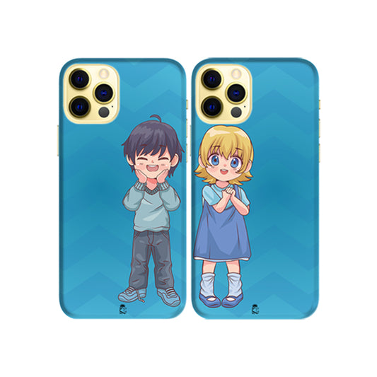Youngest Pair Slim Hard Couple Phone Case