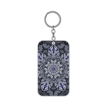 Mandala Leaf Keychain