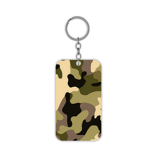 Army Camo Keychain