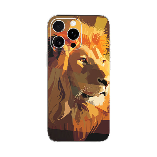 Abstractive Lion Mobile Phone Skin