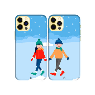 Honeymoon Enjoyment Slim Hard Couple Phone Case