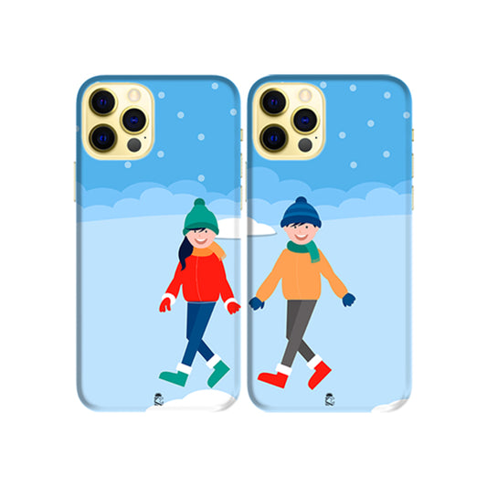 Honeymoon Enjoyment Slim Hard Couple Phone Case