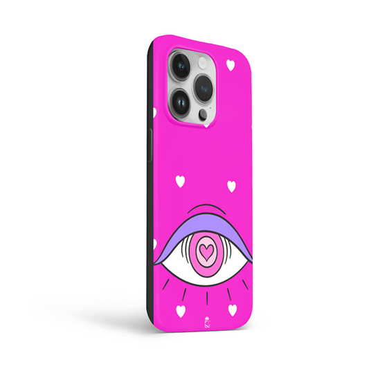 Purple Eye Flexible Soft Silicone Case