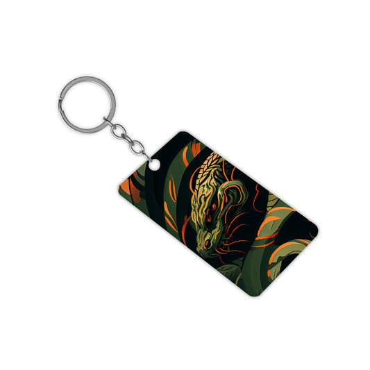 Green Dragon Keychain