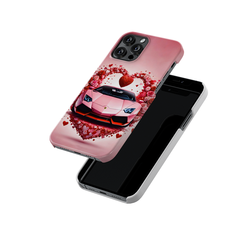 Pink Supercar Slim Hard Case