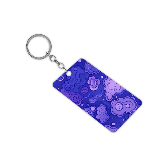 Puffy Clouds Keychain