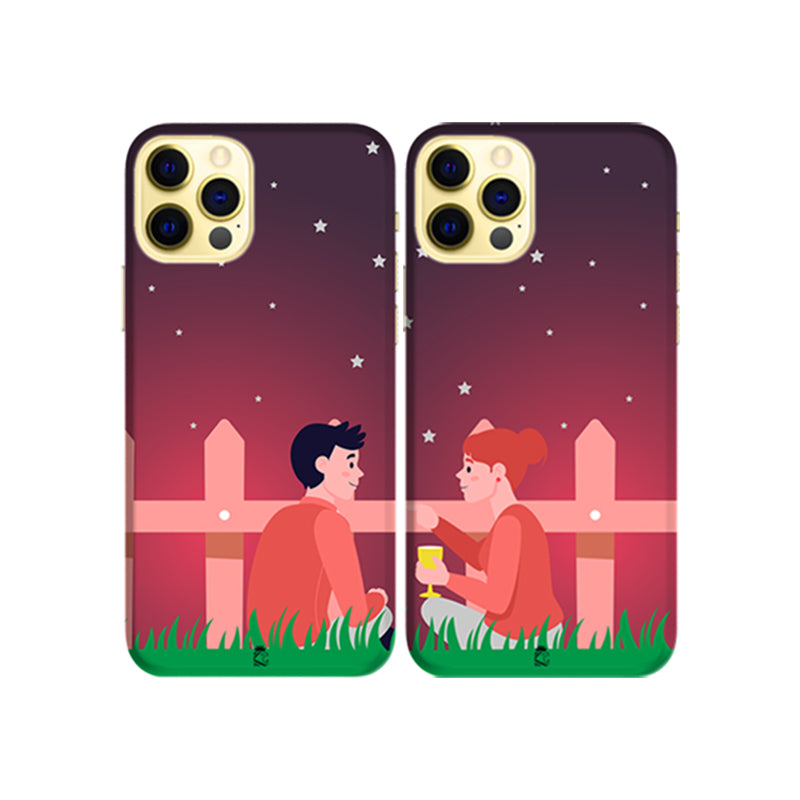 Dinner Lawn Night Slim Hard Couple Phone Case