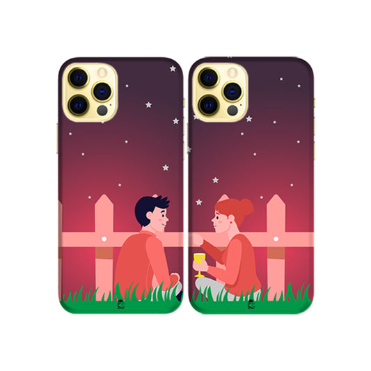 Dinner Lawn Night Slim Hard Couple Phone Case