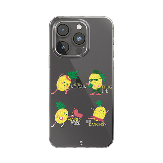 Pineapple Life Clear Silicone Case