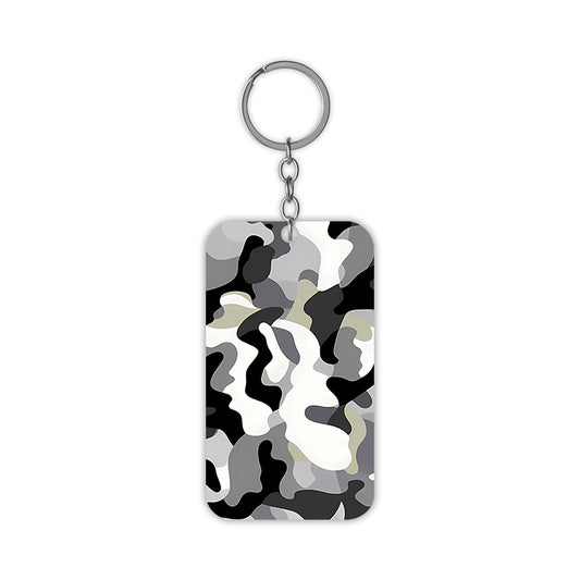 Black Camo Keychain