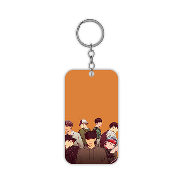 BTS Crew Keychain