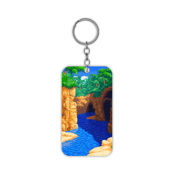 Noir Scenery Keychain