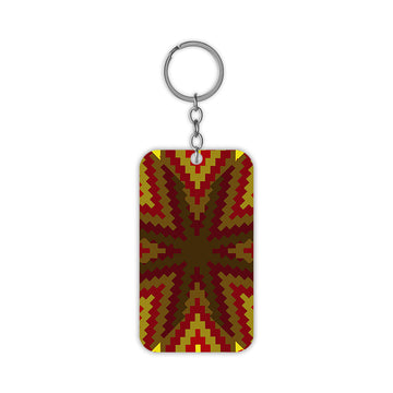 Cubic Star Keychain