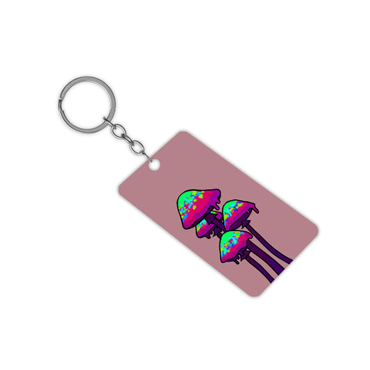 Trippy Mushrooms Keychain