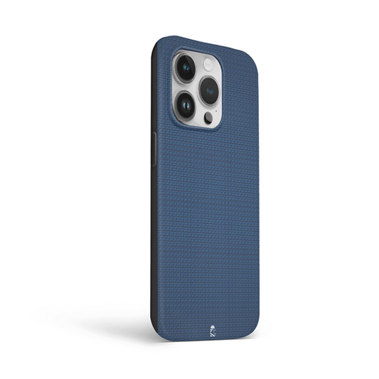 Blue Knit Flexible Soft Silicone Case