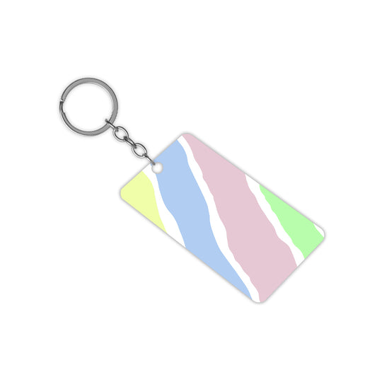 Teared Lines Keychain