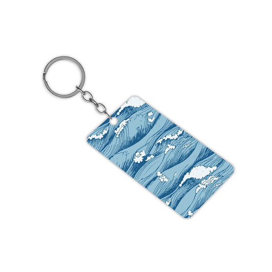 Sea Waves Keychain