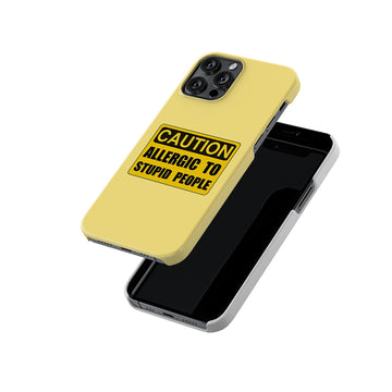 Allergic to stupid people Slim Hard Case