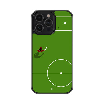Football Ground Glossy Metal Case