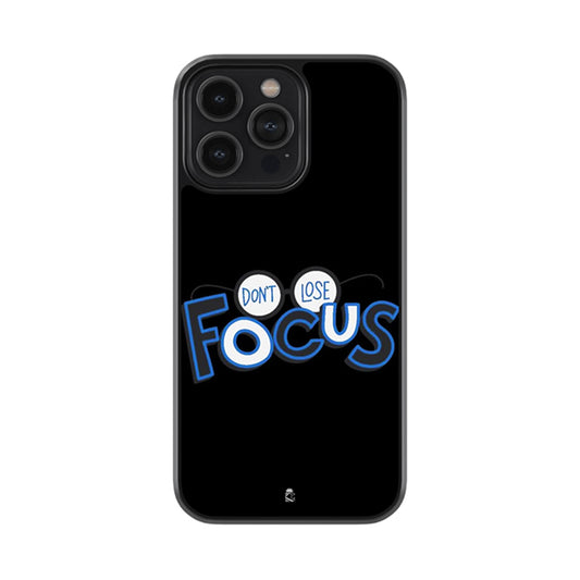 Don't Lose Focus Glossy Metal Case