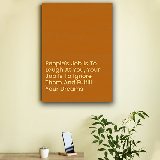 Fulfill Your Dream Poster