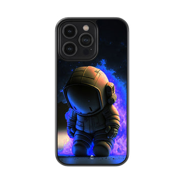 Impactful Astronaut Glossy Metal Case