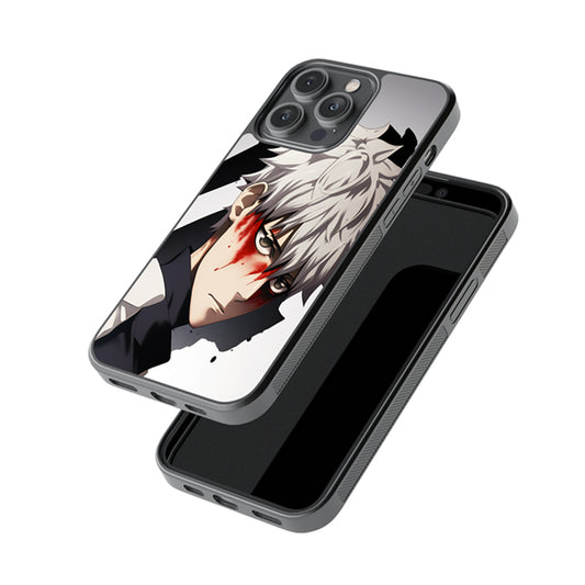 After The Fight Gojo  Glossy Metal Case