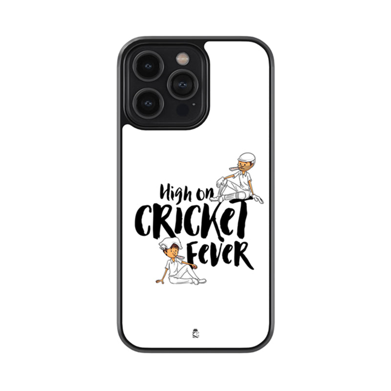 High on Cricket Fever Glossy Metal Case