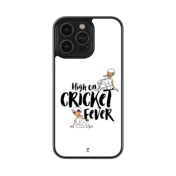 High on Cricket Fever Glossy Metal Case