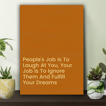 Fulfill Your Dream Poster