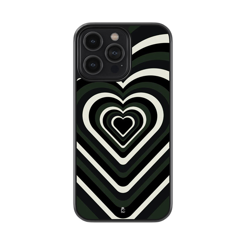 Dark Green Glossy Metal Case