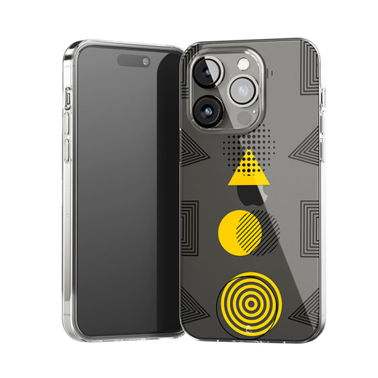 Linear Shapes Clear Silicone Case
