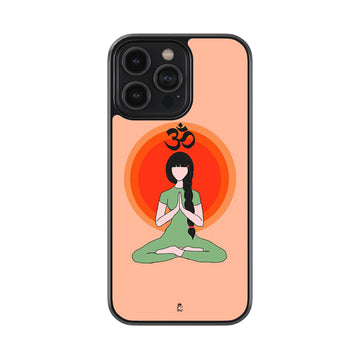 Om inner Peace Glossy Metal Case