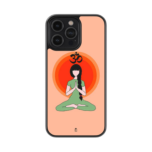 Om inner Peace Glossy Metal Case
