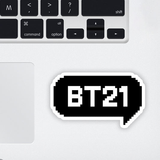 BT21 Laptop Sticker