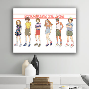 Real Friends Stranger Things Landscape Poster