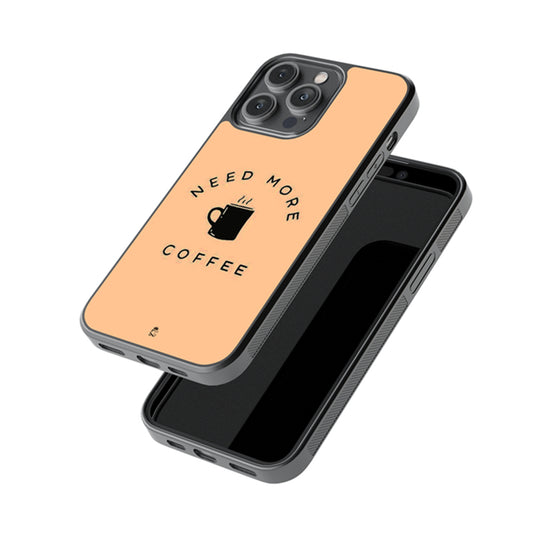 Need More Coffee Glossy Metal Case