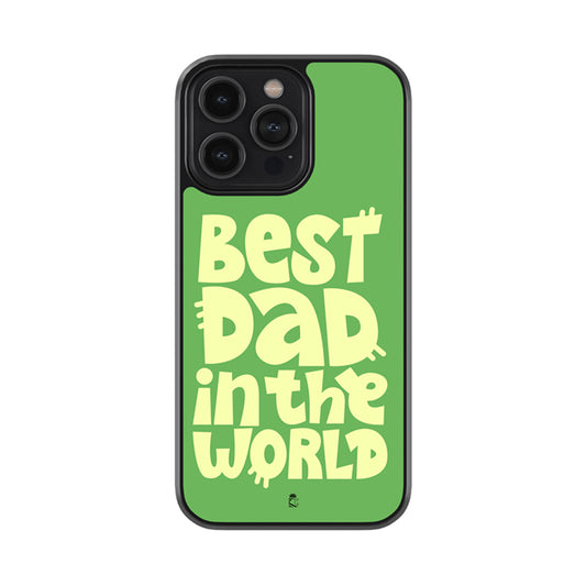 Best Dad in the World Glossy Metal Case