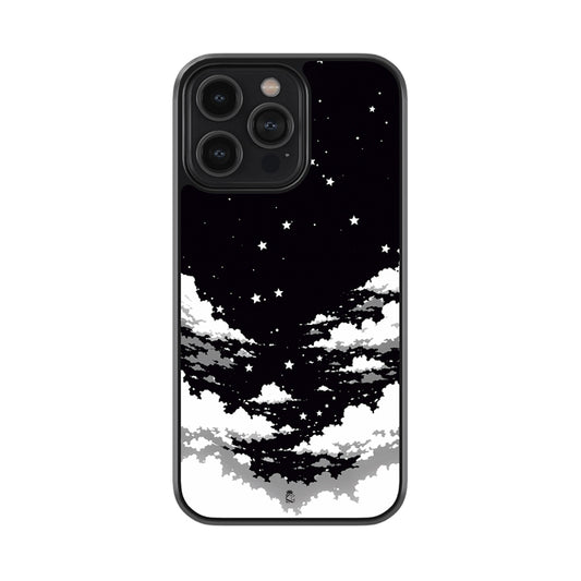 Dark Night Sky  Glossy Metal Case