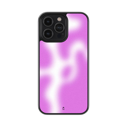 Purple Aura Gradient Glossy Metal Case