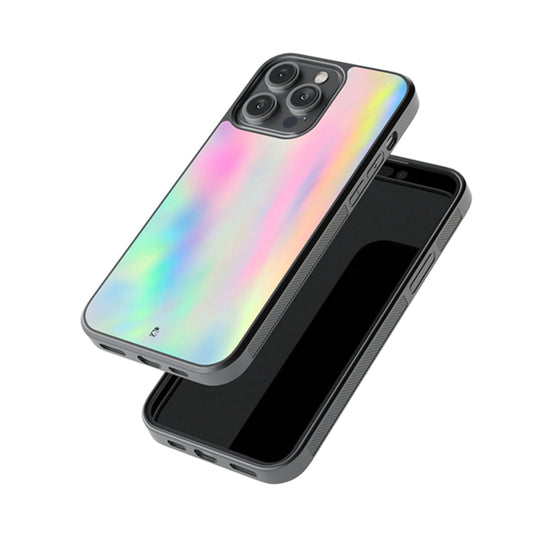 Rainbow Gradient Glossy Metal Case