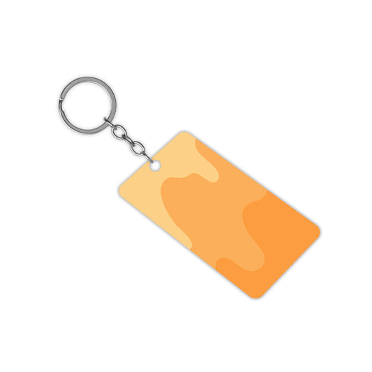 Orange Fluid Keychain