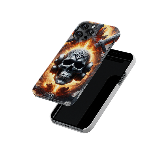 HD Death Skull Slim Hard Case