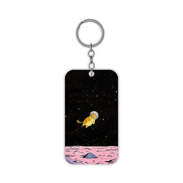 Space Cat Keychain