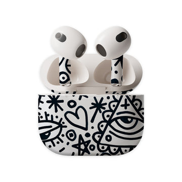 Doodles Earbuds Skin