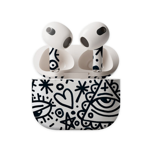 Doodles Earbuds Skin